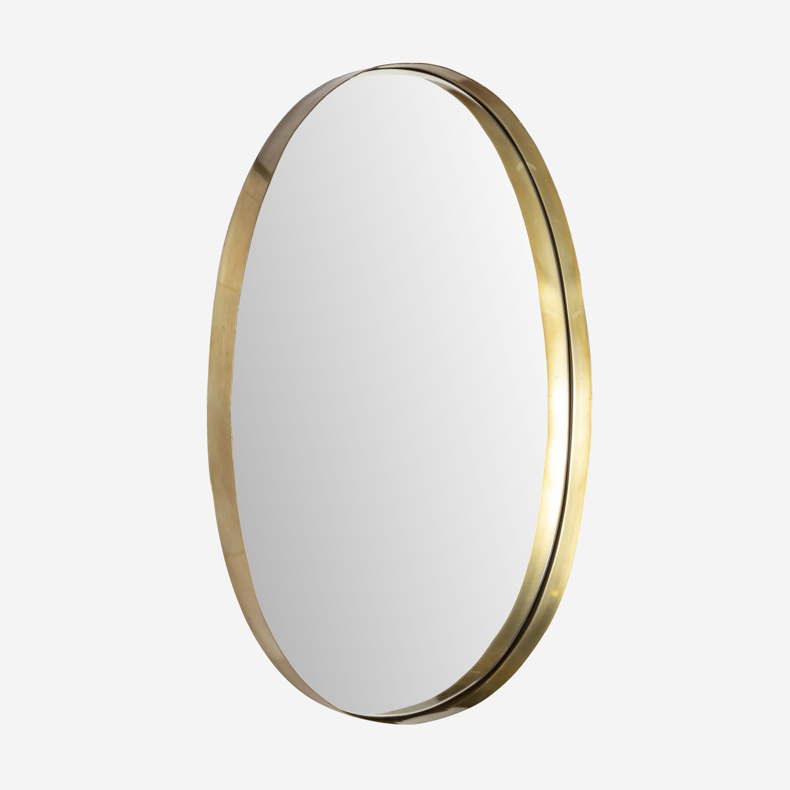 Espejo ovalado mirror dorado - Muebles Mago