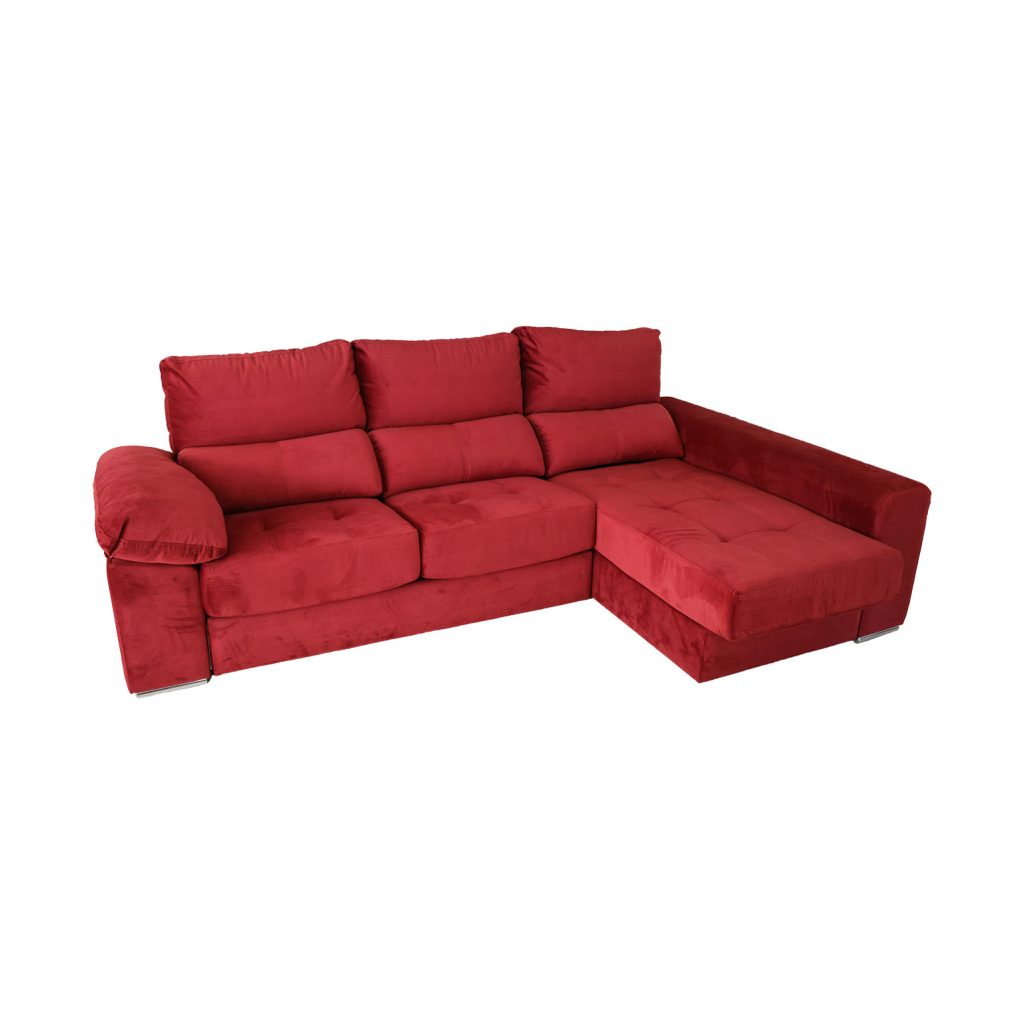 Sofá tapizado antimanchas y asientos deslizantes Muebles Mago